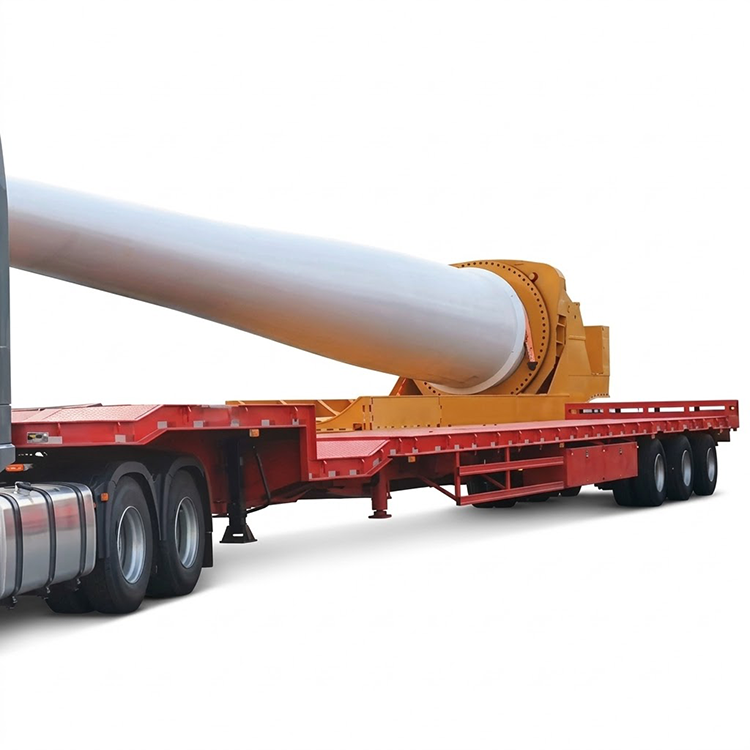 รถพ่วงแบบขยายได้สำหรับการขนส่งของ Wind Blade