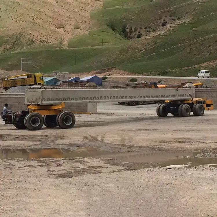 รถพ่วงขนส่งคานคอนกรีตสำเร็จรูป 120T