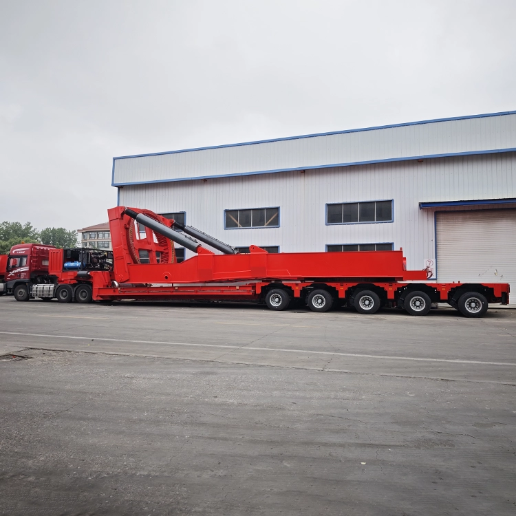 Windmill Blade Transport Low Bed Semi Trailer
